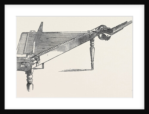 The International Exhibition: Mitchel's Type-Composing Machine 1862 by Anonymous