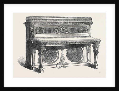 The International Exhibition: Oblique Grand Pianoforte, 1862 by Anonymous