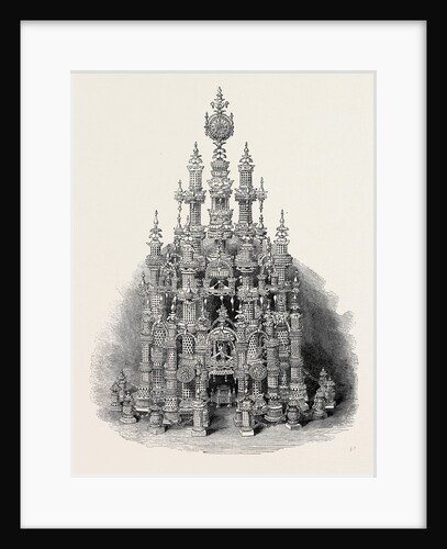 The International Exhibition: Temple of Art in Vegetable Ivory, 1862 by Anonymous