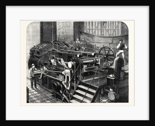 The International Exhibition: Messrs. Maudslay's Engines of 800 Horse Power for the Valiant 1862 by Anonymous