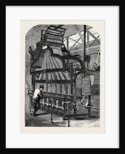 The International Exhibition: Swiss Jacquard-Loom for Weaving Ribbons 1862 by Anonymous