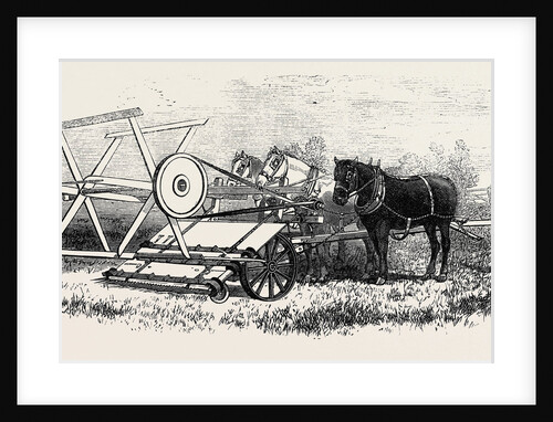 The International Exhibition: Croskill's Bell's Reaping Machine 1862 by Anonymous