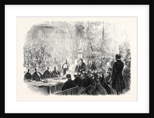 Inauguration of the Bust of His Royal Highness the Prince of Wales at the High School Edinburgh 1862 by Anonymous