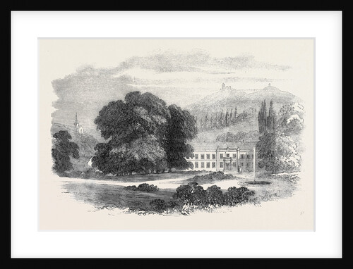 Fürstenlager a Seat of the Duke of Hesse-Darmstadt Near Auerbach 1862 by Anonymous