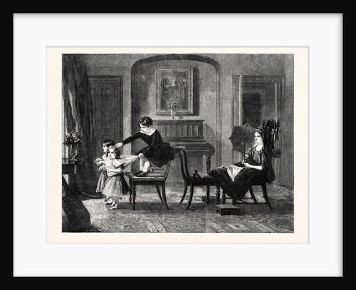 Children Playing at Horses, in the International Exhibition 1862 by Anonymous