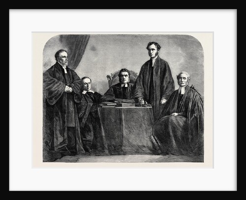 The Bishops of the Five Dioceses of the United Church of England and Ireland in Canada 1862 by Anonymous