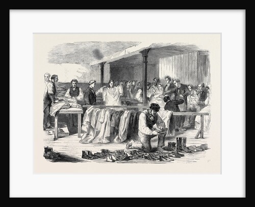 The Cotton Famine: The Manchester and Salford District Provident Society Distributing Clothing 1862 by Anonymous