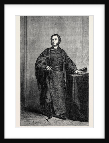 Dr. Ainger Principal of St. Bees College Cumberland 1862 by Anonymous