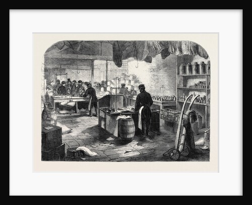 The Cotton Famine: Shop for Mill Hands at Mr. Birley's Mill Manchester 1862 by Anonymous