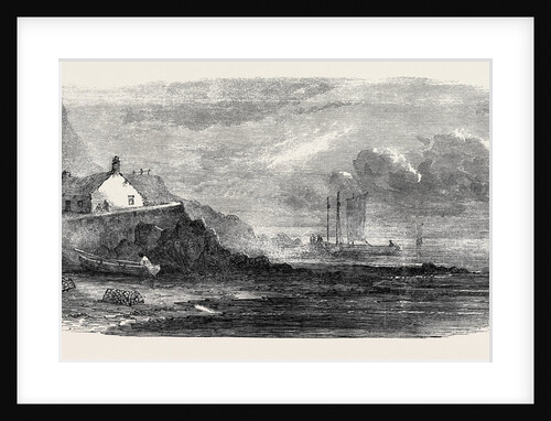 The Shellfish Supplies: Shellfish Catchers' Cottage at Canty Bay 1862 by Anonymous