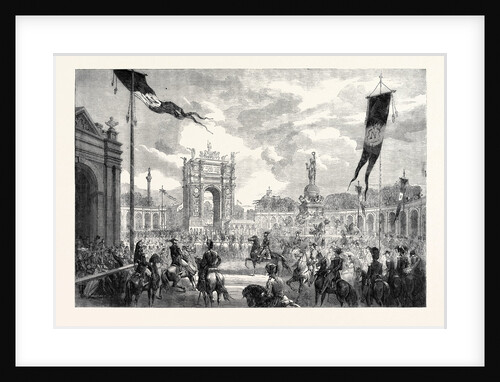 Opening of the Boulevard Du Prince Eugene at Paris by the Emperor 1862 by Anonymous