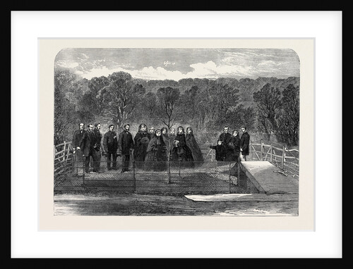 Her Majesty the Queen Planting the Prince Consort's Oak in Windsor Great Park 1862 by Anonymous