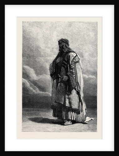 Miguel El Musrab Sheikh of the Anazeh Tribe, in the Winter Exhibition of the Water Colour Society 1862 by Anonymous