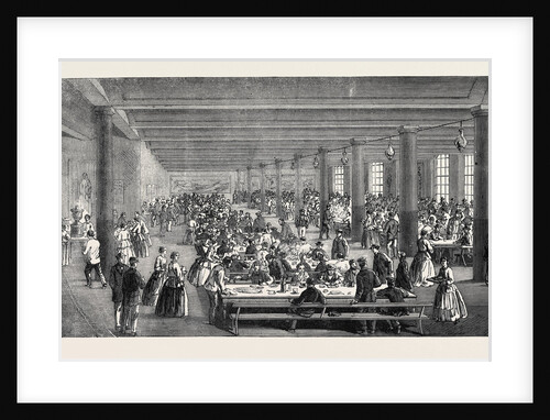The Cotton Famine: Working Men's Dining Hall Gaythorn Cooking Depot Manchester 1862 by Anonymous