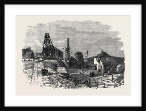 Astley's Colliery Dukinfield the Scene of the Recent Fatal Explosion 1866 by Anonymous