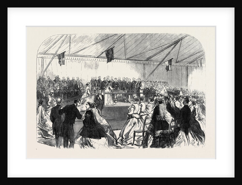 The Prince of Wales Opening the Warehousemen and Clerks' New Schools: Ladies Placing Purses Before the Prince 1866 by Anonymous