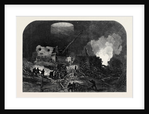Scene of the Extraordinary Accident in the Welwyn Tunnel Great Northern Railway 1866 by Anonymous