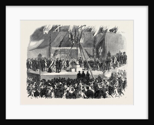 The Prince of Wales Laying the Foundation Stone of the British and Foreign Bible Society's New Building 1866 by Anonymous