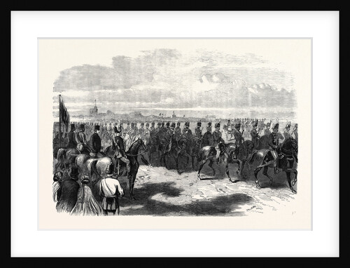 The Prince of Wales Inspecting the 11th Hussars at Colchester UK 1866 by Anonymous