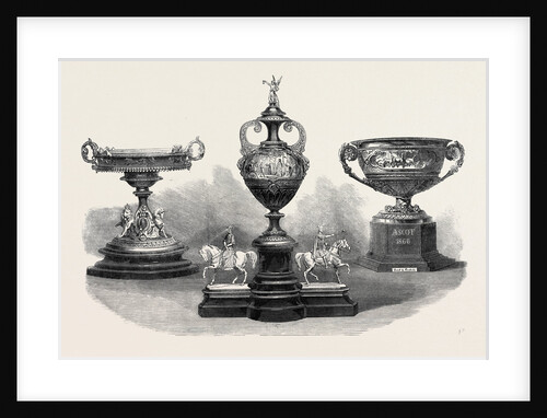 Ascot Races: The Queen's Gold Cup the Ascot Cup (Centre) the Royal Hunt Cup UK 1866 by Anonymous