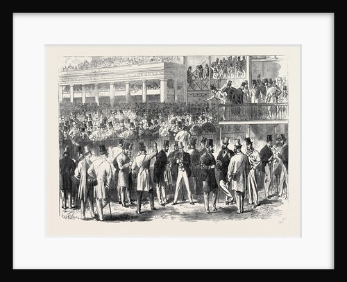 Ascot Races: The Betting Ring at Ascot UK 1866 by Anonymous