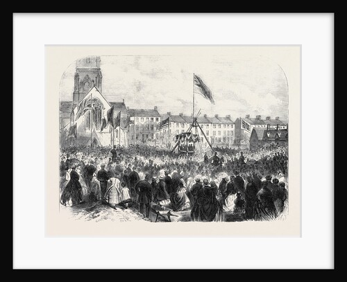 Lord Ravensworth Laying the Foundation Stone of the Newcastle Free Grammar School UK 1866 by Anonymous