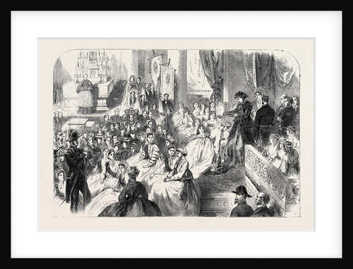 Annual Ceremony of Crowning the Rosiere at Nanterre Near Paris France 1866 by Anonymous