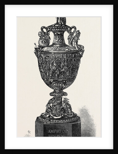 The Beaufort Cup Won at the Bath Races UK 1866 by Anonymous