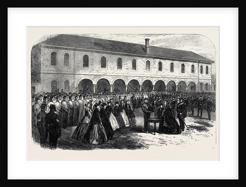 Presentation to Mrs. Colonel Bingham by the Dorset Militia UK 1866 by Anonymous