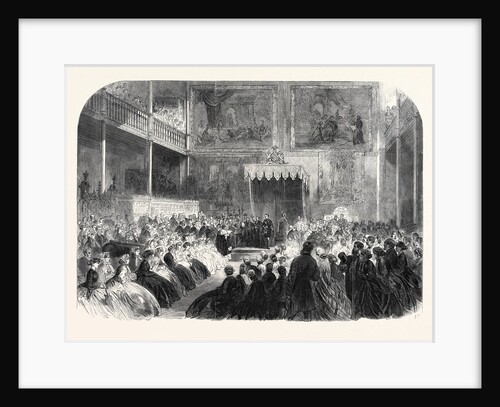 Prince Alfred Opening the Industrial Museum at Edinburgh Uk1866 by Anonymous