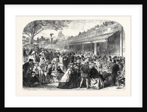 The Gardens of the Zoological Society Regent's Park London UK on Whit Monday 1866 by Anonymous