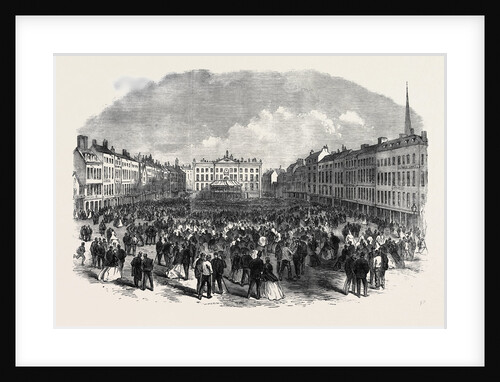 Nottingham Election: The Hustings in the Marketplace UK 1866 by Anonymous
