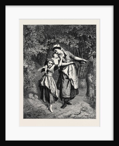 The Happy Mother, from the International Fine Arts Exhibition Pall Mall UK 1866 by Anonymous