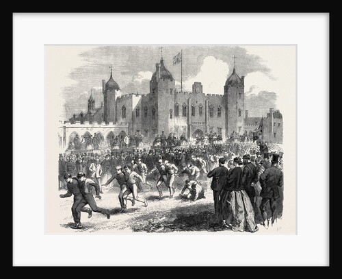 Athletic Games at the Royal Military Academy Woolwich: The Three-Legged Race UK 1866 by Anonymous
