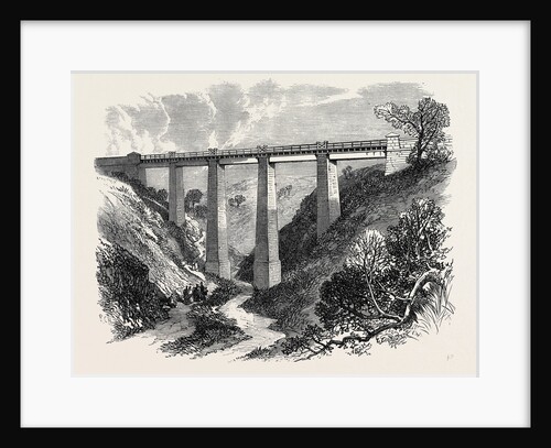 The Daff Viaduct of the Greenock and Wemyss Bay Railway 1866 by Anonymous