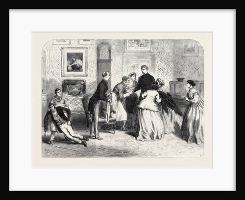 Scene from One Hundred Thousand Pounds at the Prince of Wales Theatre UK 1866 by Anonymous