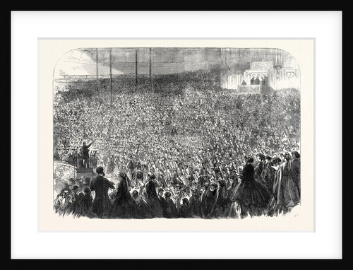 The Annual Choral Meeting of Metropolitan Schools at the Crystal Palace UK 1866 by Anonymous