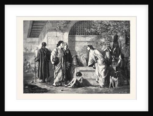 The Parents of Christ Seeking Him. In the Exhibition of the Royal Academy 1866 by Anonymous