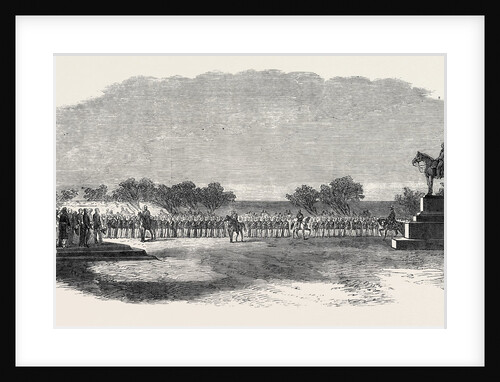 Inauguration of the Statue of Sir Mark Cubbon at Bangalore India 1866 by Anonymous