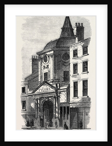 The Old College of Physicians in Warwick Lane London UK 1866 by Anonymous