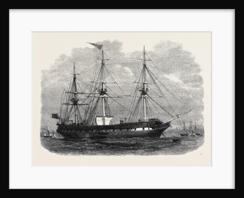 The Liverpool Training Ship Indefatigable UK 1866 by Anonymous