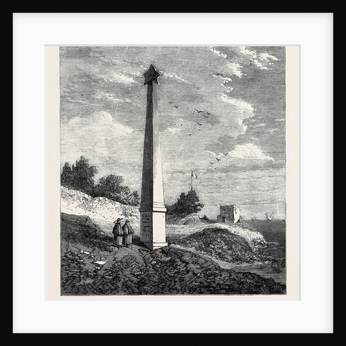 The Garibaldi Monument at Quarto Near Geno 1866 by Anonymous