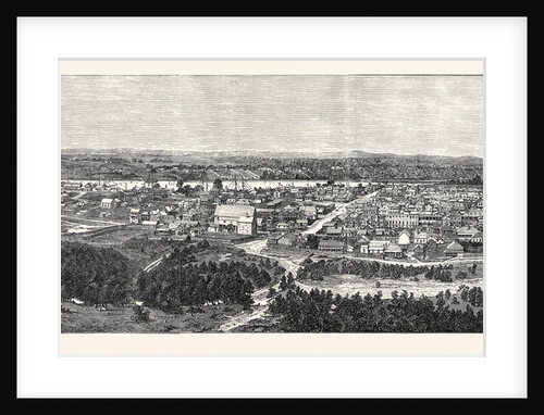 Brisbane the Capital of Queensland Australia 1866 by Anonymous
