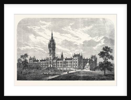 The Glasgow University: Intended New Buildings UK 1866 by Anonymous