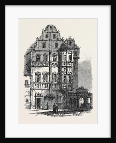 Bamberg the Bishop's Palace Germany 1866 by Anonymous