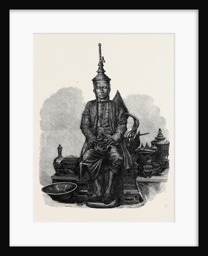 The King of Siam in State Costume 1866 by Anonymous