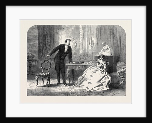 Scene from the Favourite of Fortune at the Haymarket Theatre London UK 1866 by Anonymous