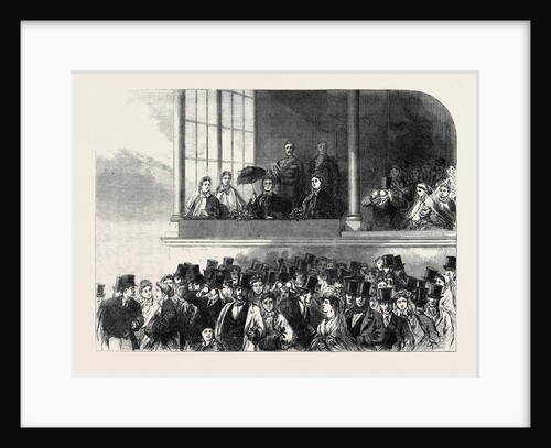 The Volunteer Review at Brighton: The Royal Balcony at the Grand Stand UK 1866 by Anonymous