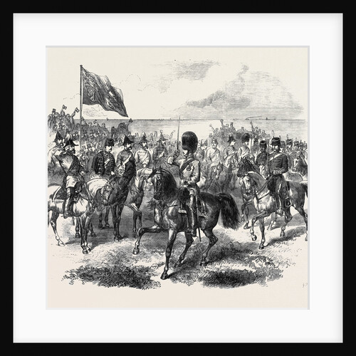 The Volunteer Review at Brighton: The Prince of Wales Passing the Saluting Point at the Head of the Hon. Artillery Company UK 1866 by Anonymous