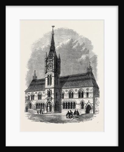 The New Townhall Dumbarton UK 1866 by Anonymous